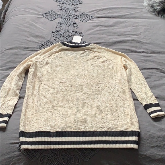 Free People Zip Sweater - Fits S-L - MSRP $168 - Picture 4 of 5